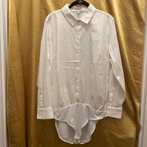 Tags on-New/unworn Express brand bodysuit-white (XL)